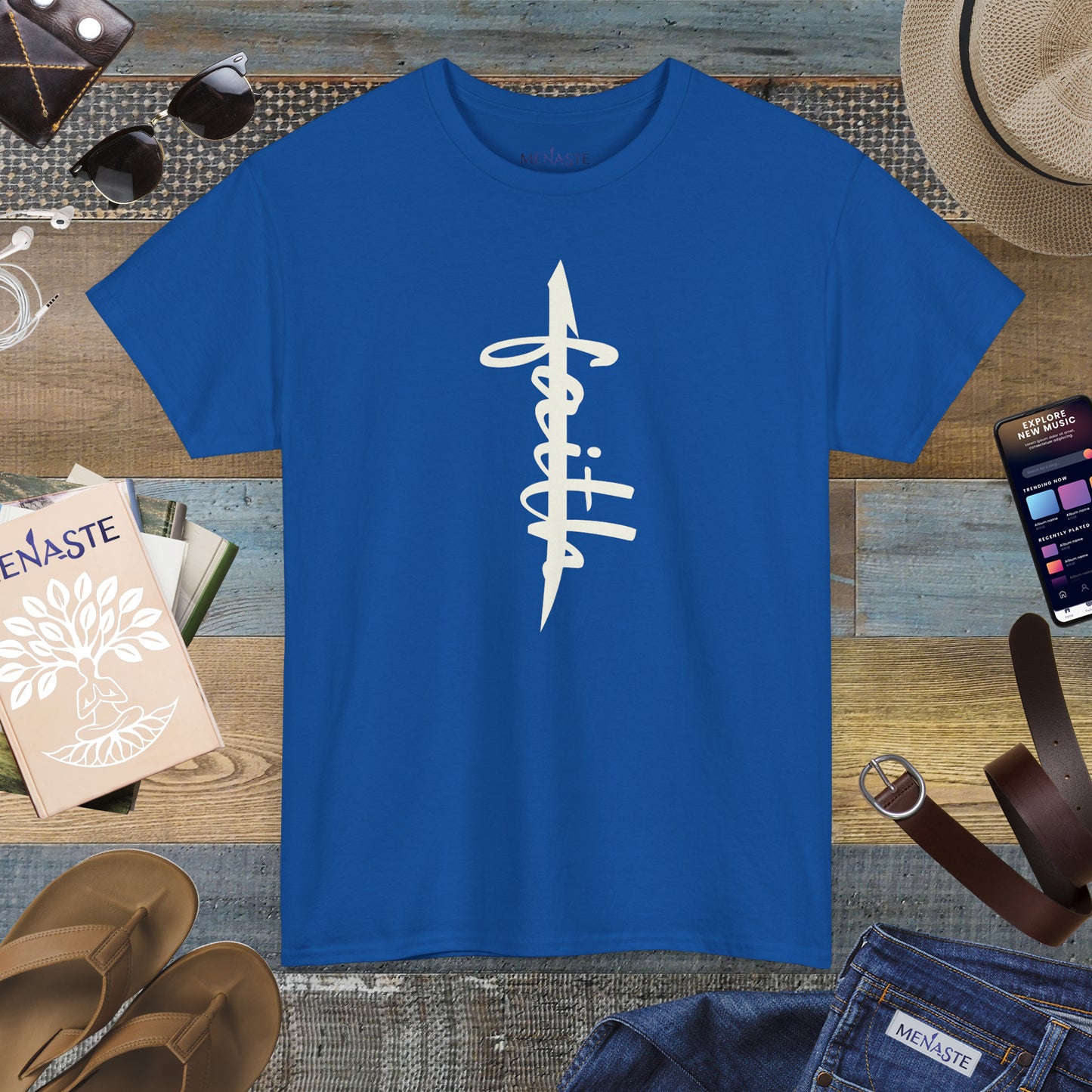 ALIF — stand in "FAITH” — Menaste Sacred T-Shirt