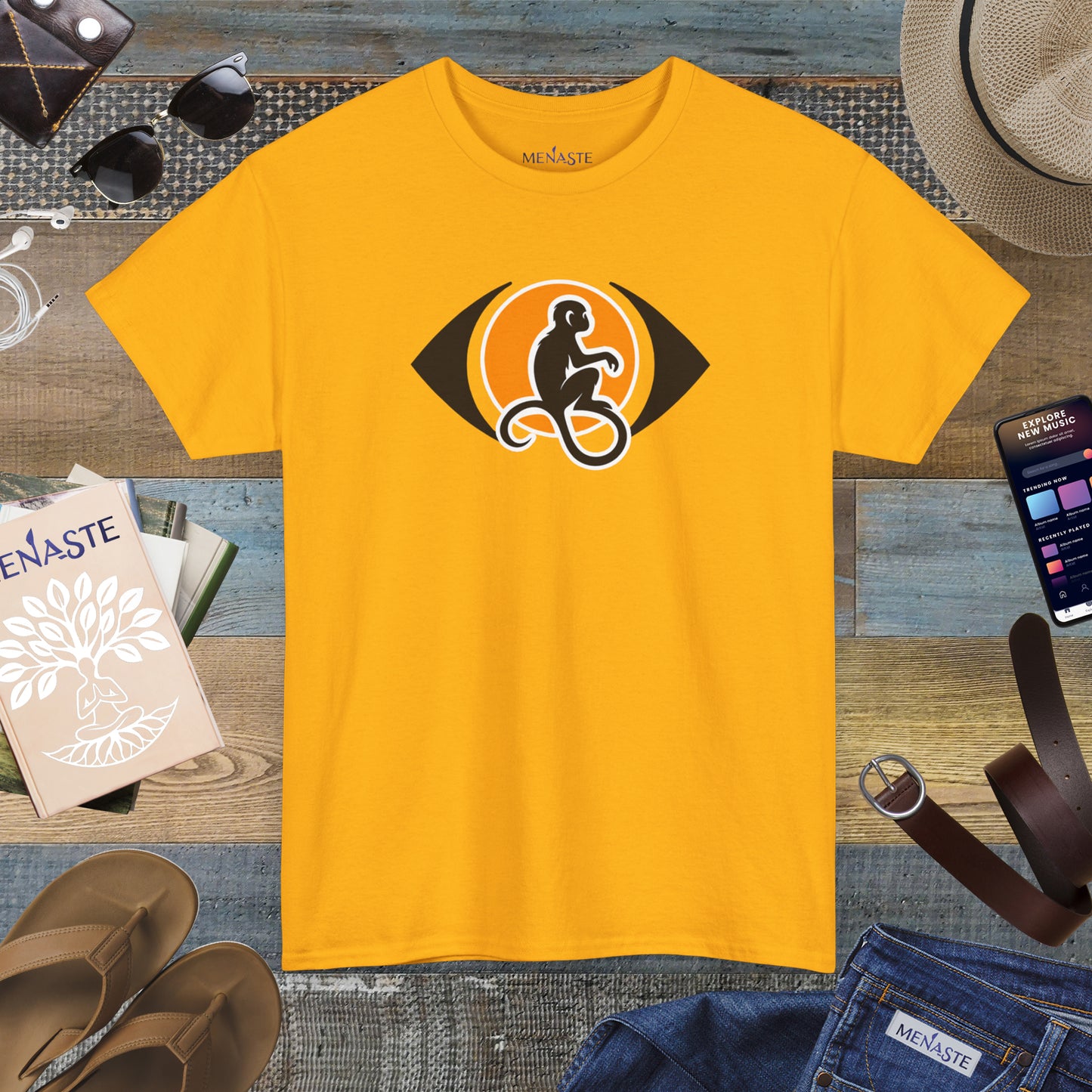 🌑 THE THREE STATES OF MIND — Symbolic Menaste T-Shirt