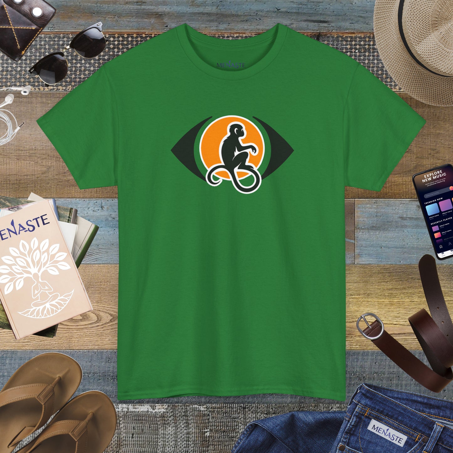 🌑 THE THREE STATES OF MIND — Symbolic Menaste T-Shirt