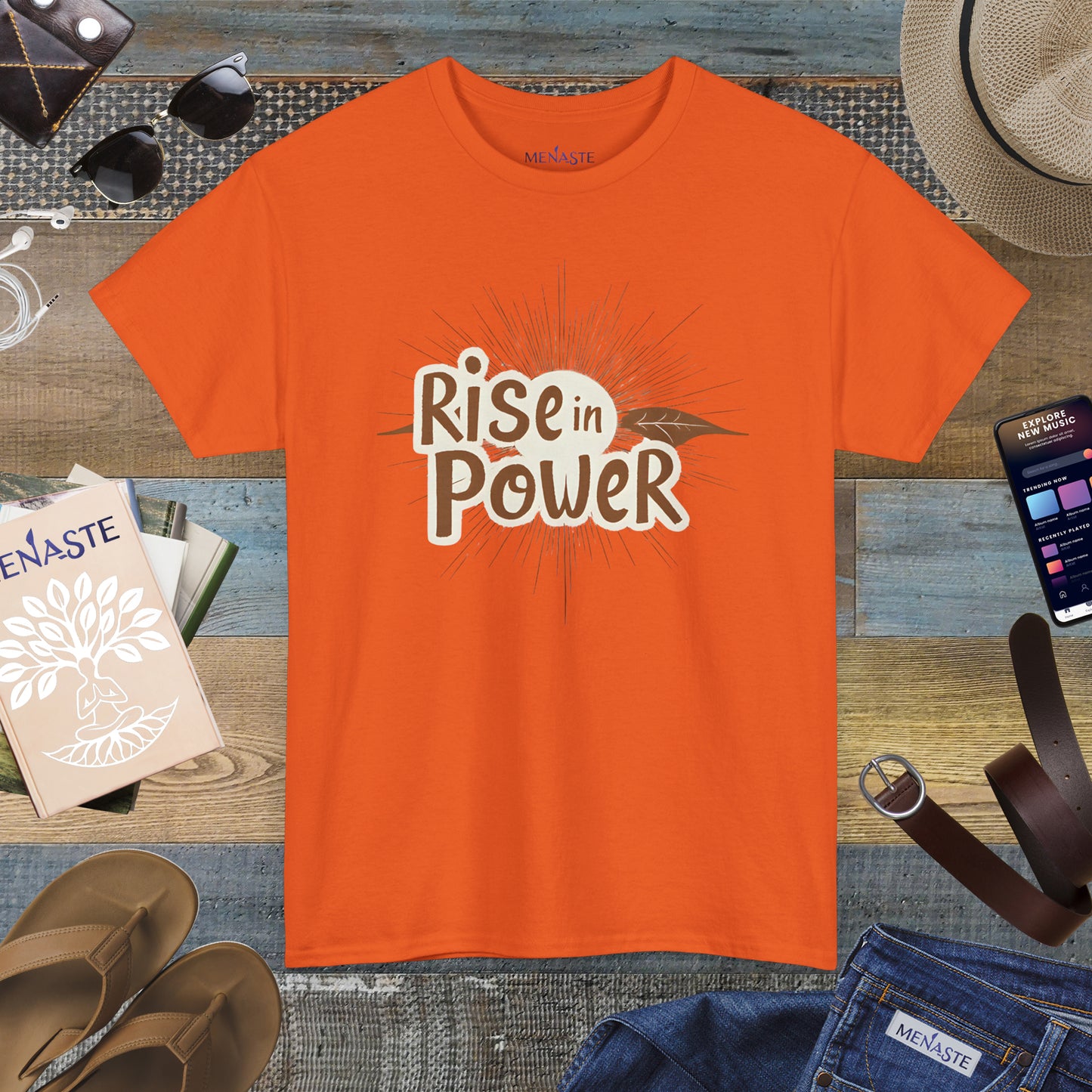 🔥 RISE IN POWER — Menaste Signature T-Shirt