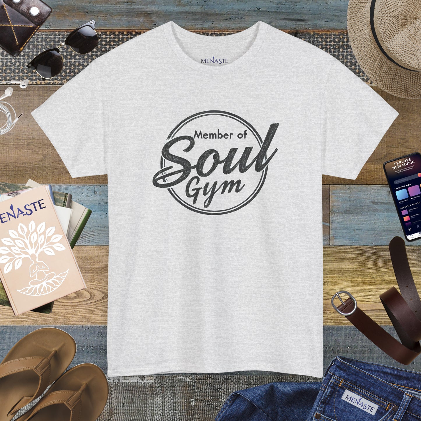 💪 Menaste "Member of the Soul Gym" — Conscious Strength Tee