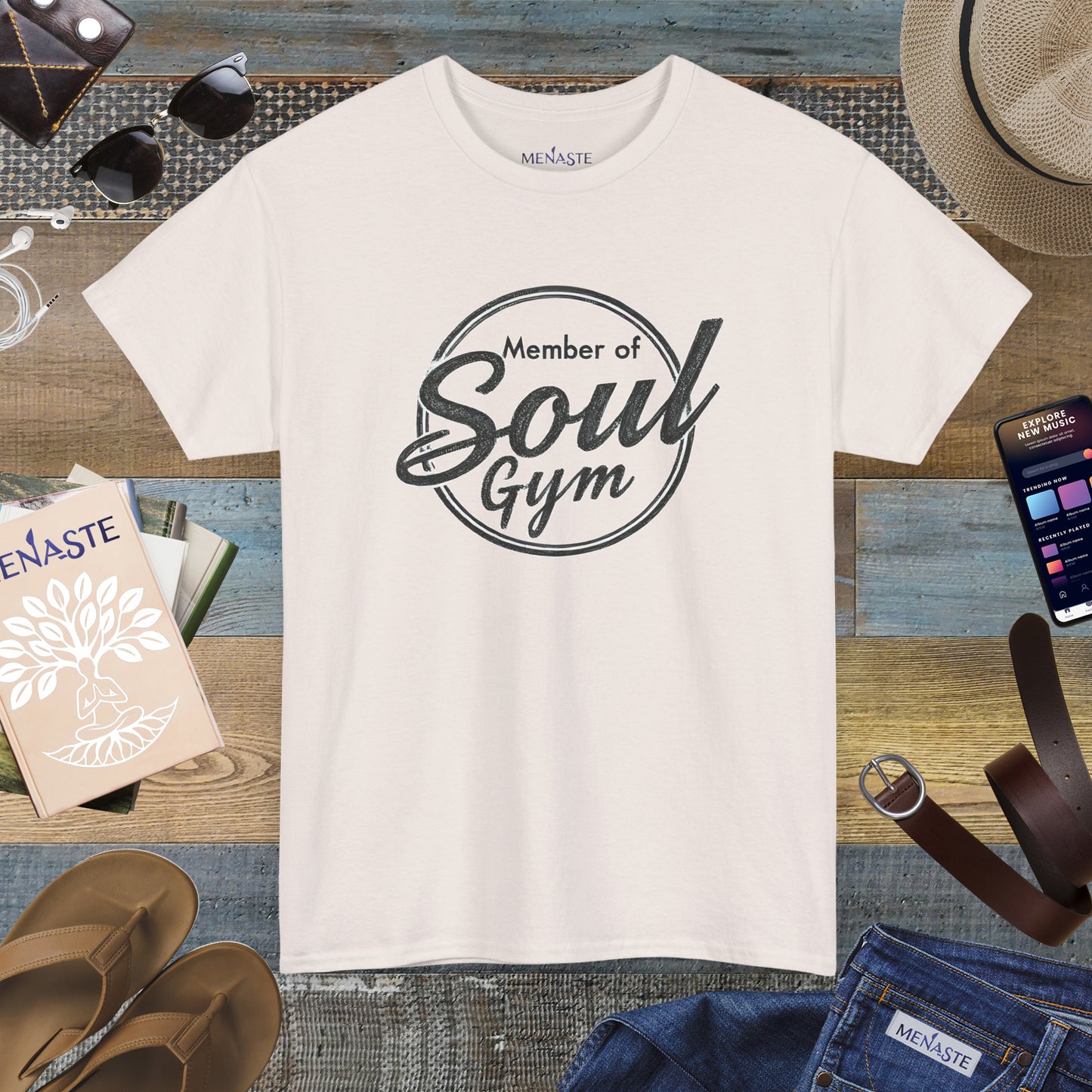 💪 Menaste "Member of the Soul Gym" — Conscious Strength Tee