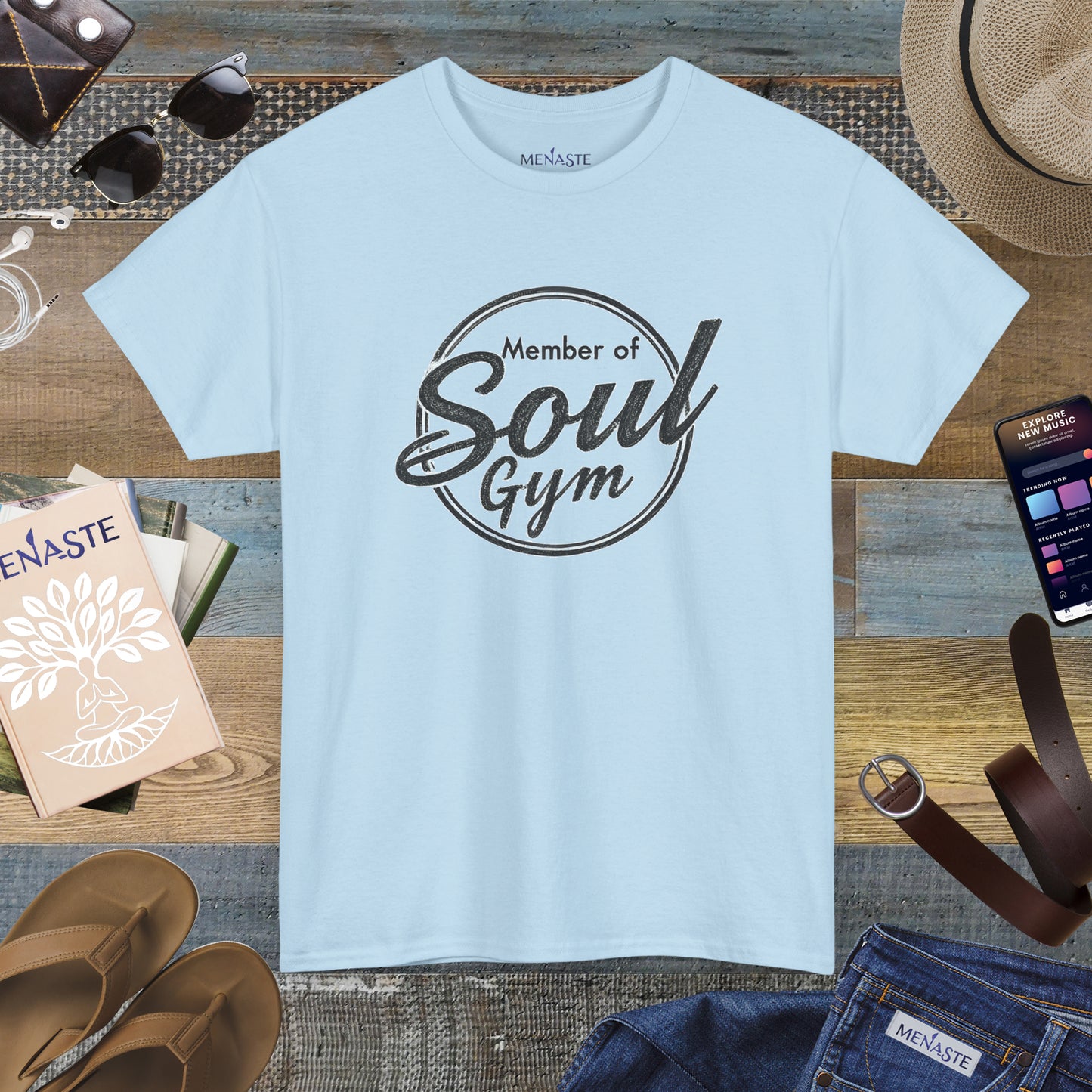 💪 Menaste "Member of the Soul Gym" — Conscious Strength Tee