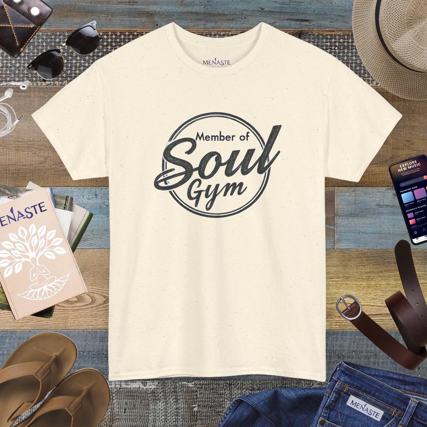 💪 Menaste "Member of the Soul Gym" — Conscious Strength Tee