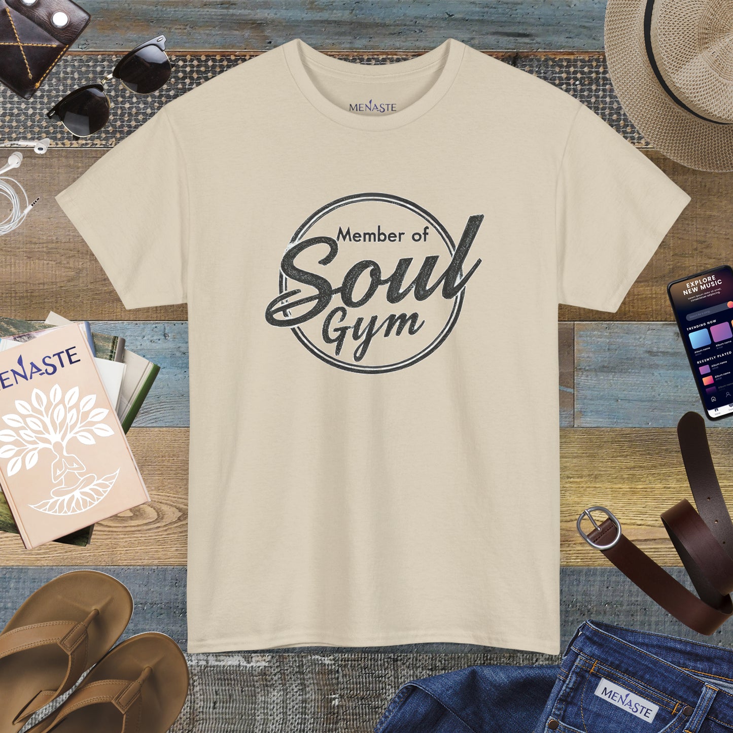 💪 Menaste "Member of the Soul Gym" — Conscious Strength Tee