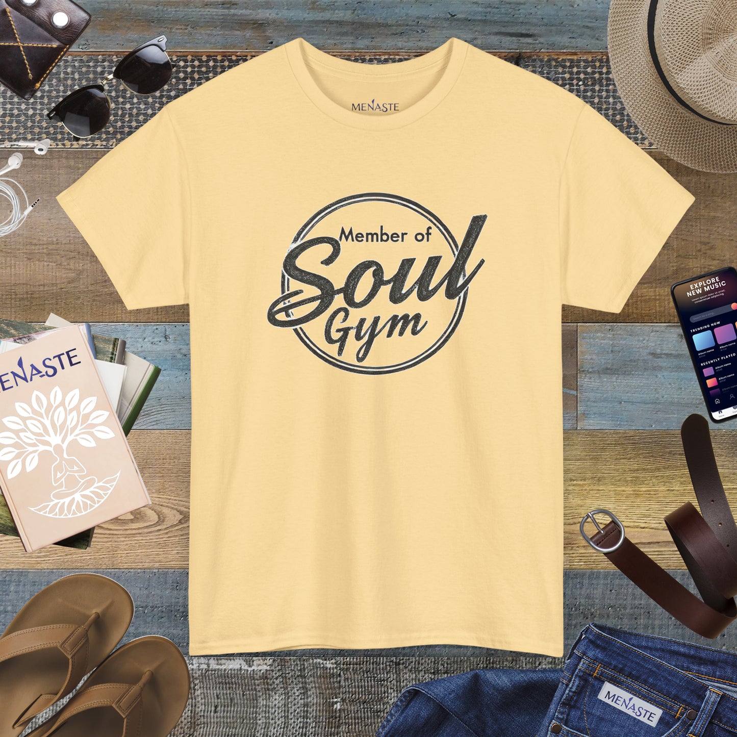 💪 Menaste "Member of the Soul Gym" — Conscious Strength Tee