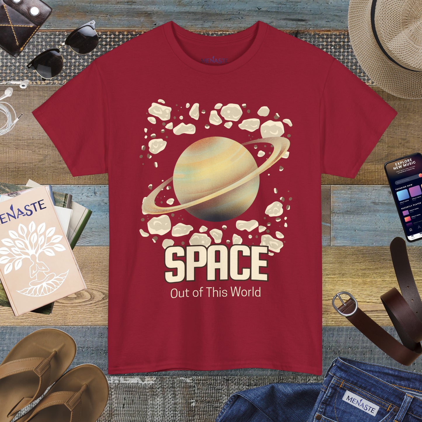 🌌 Menaste "Out of This World" — Cosmic Expansion Tee