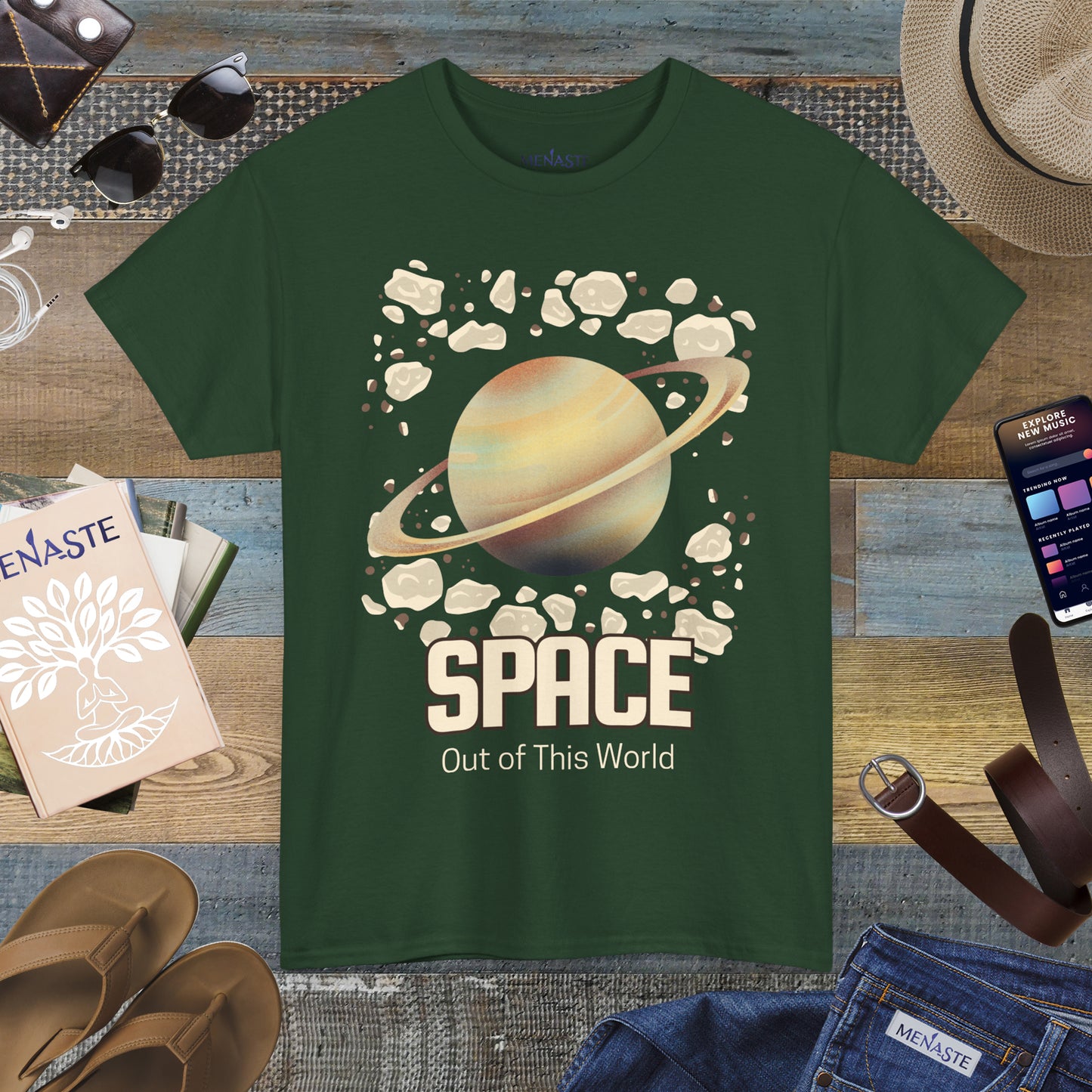 🌌 Menaste "Out of This World" — Cosmic Expansion Tee