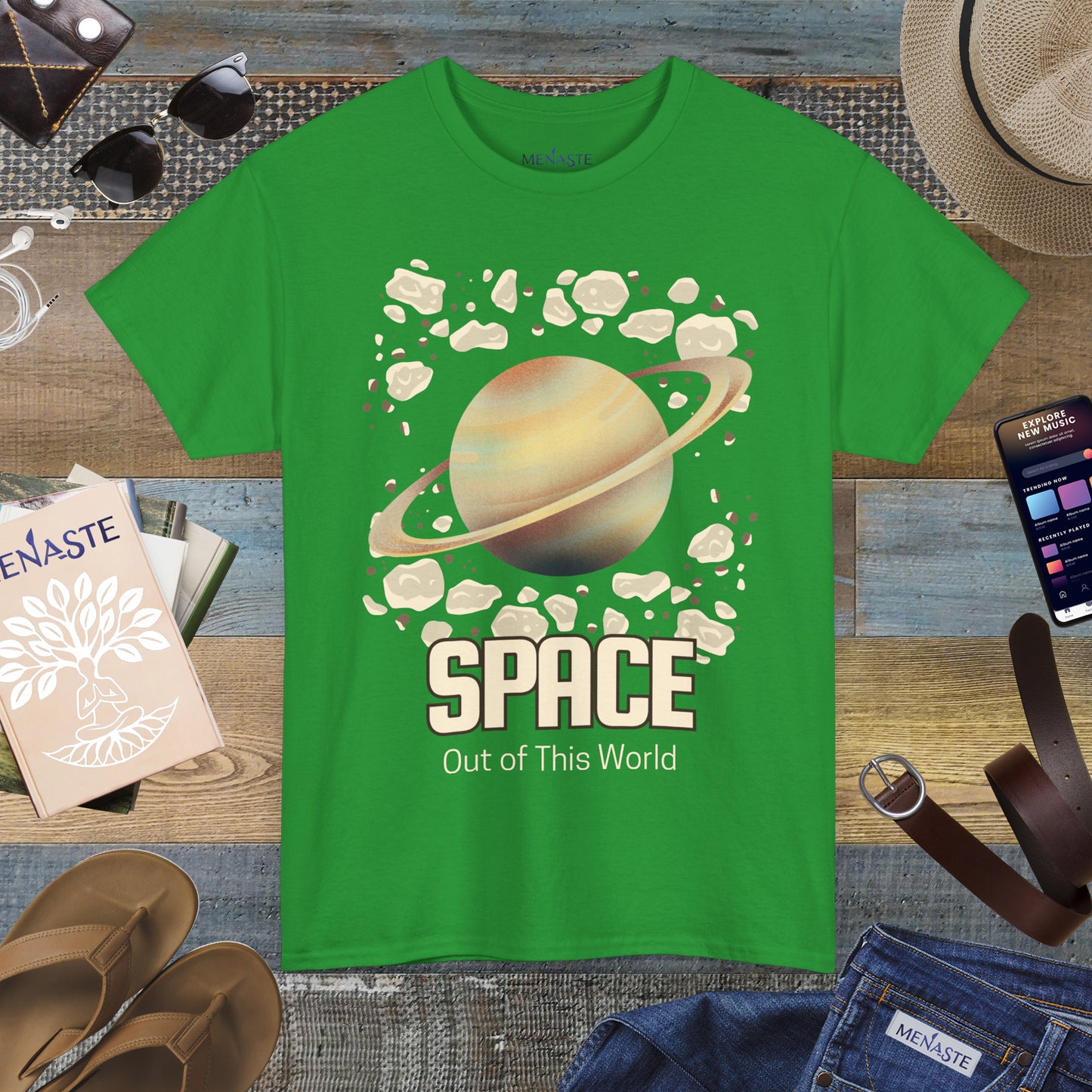 🌌 Menaste "Out of This World" — Cosmic Expansion Tee