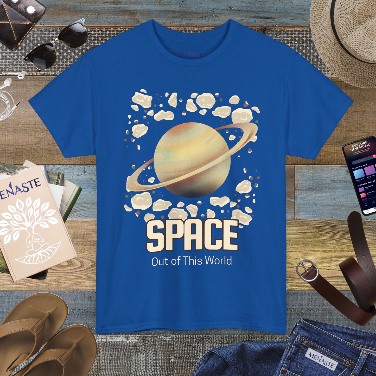 🌌 Menaste "Out of This World" — Cosmic Expansion Tee