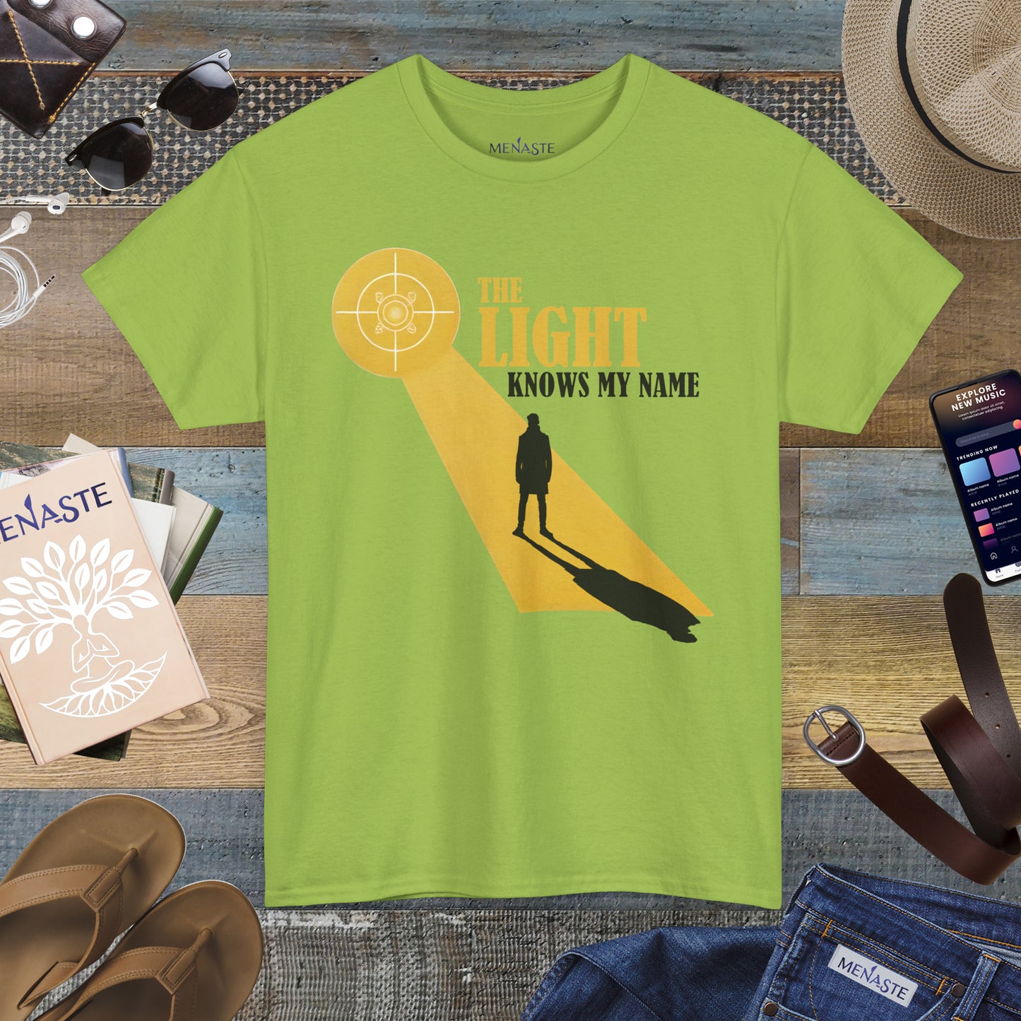 ☀️ THE LIGHT KNOWS MY NAME — Menaste™ T-Shirt