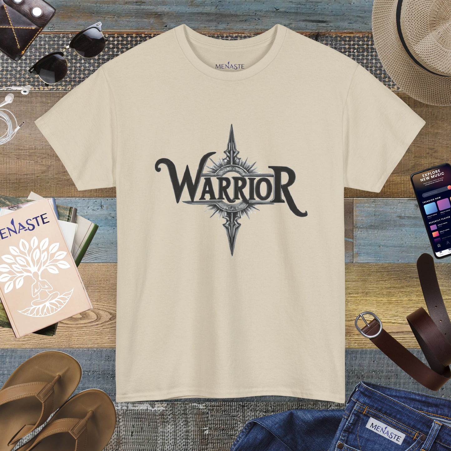 ⚔️ Menaste "WARRIOR" — Inner Strength Tee