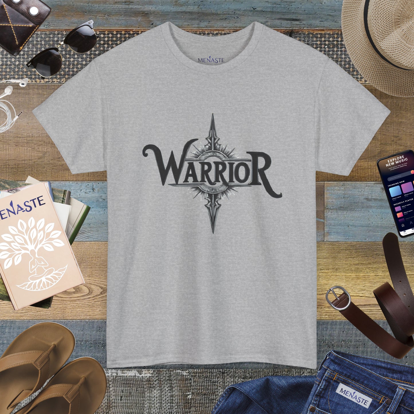 ⚔️ Menaste "WARRIOR" — Inner Strength Tee