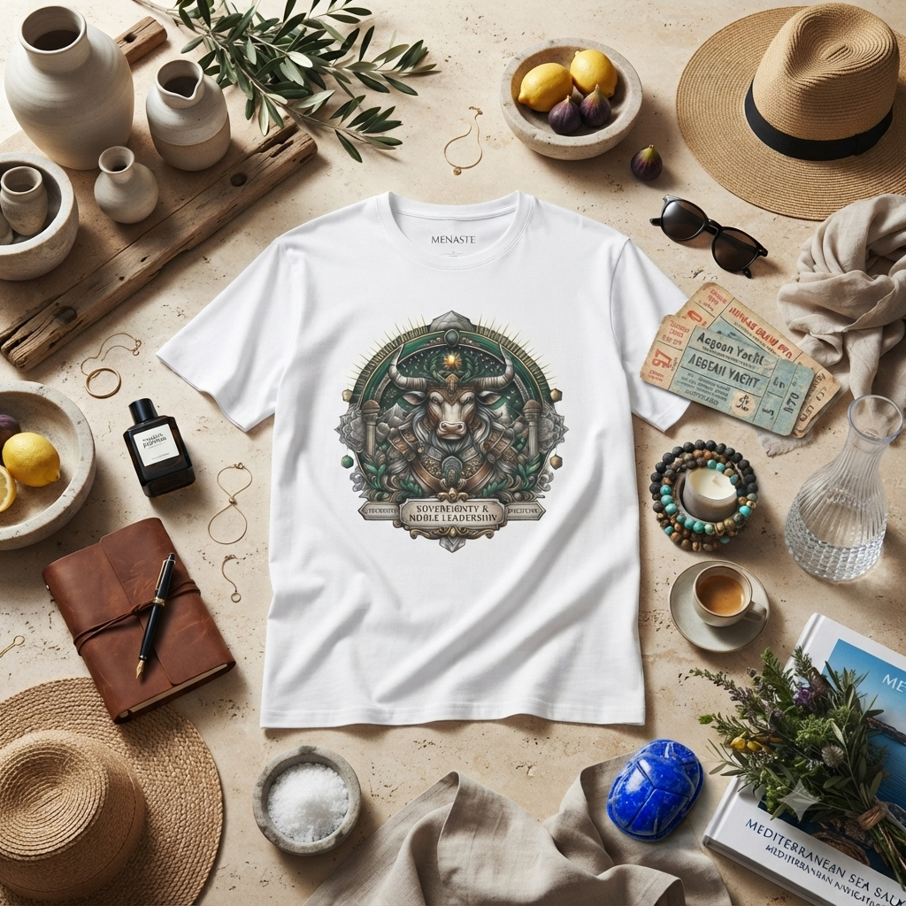 REGNUM COLLECTION :: Celtic Bull Warrior Graphic Tee (Mythic Strength)