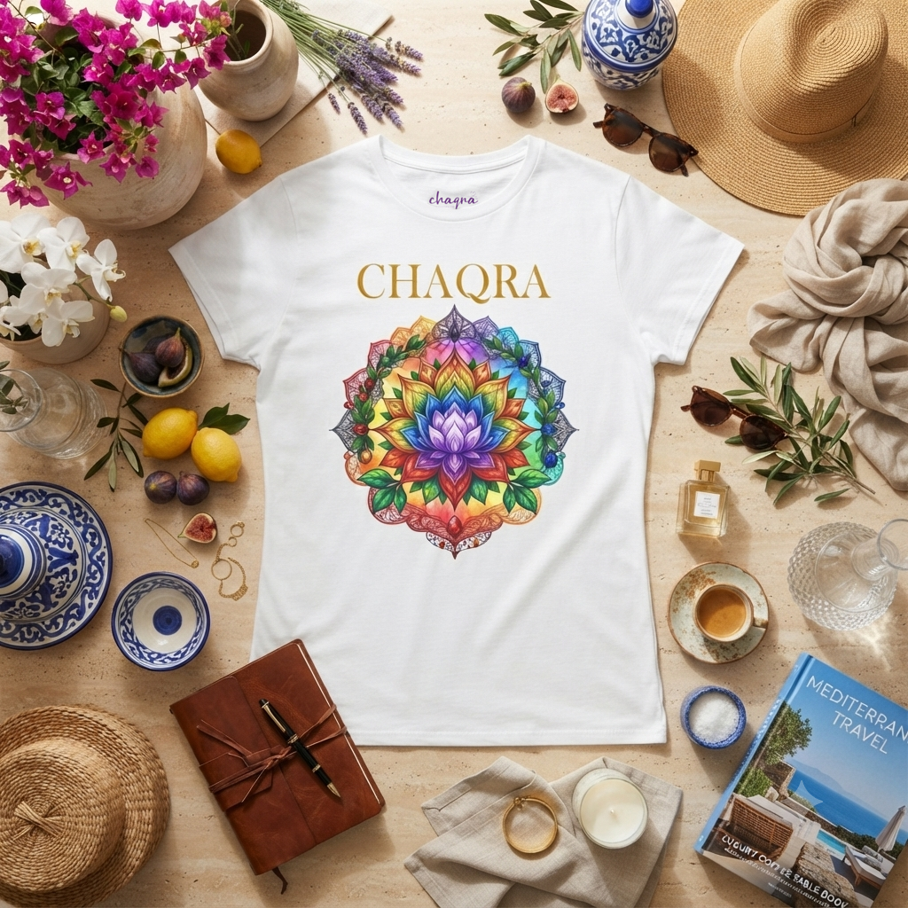 SOL COLLECTION : : CHAQRA Rainbow Flower Lotus Tee