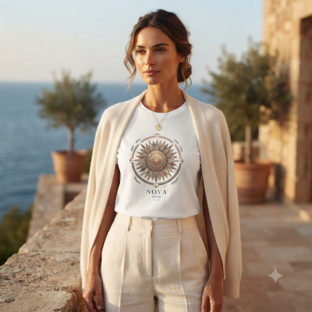 NOVA COLLECTION :: 'SOLARIS' Sun Compass Tee