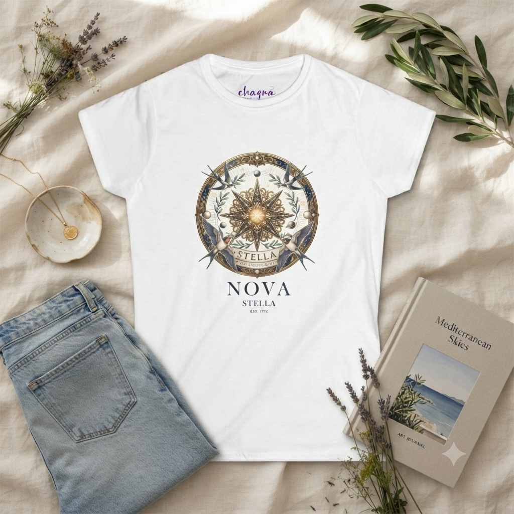 NOVA COLLECTION :: Vintage Celestial Compass Graphic Tee