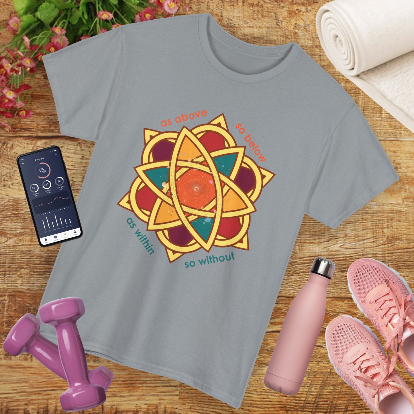 As Within, So Without – Sri Yantra Heavy Cotton Tee