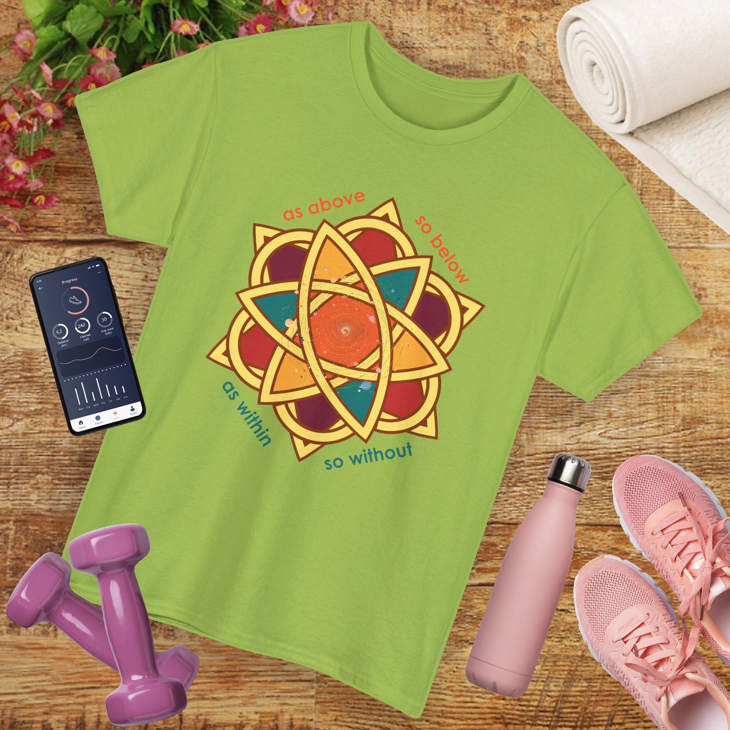 As Within, So Without – Sri Yantra Heavy Cotton Tee