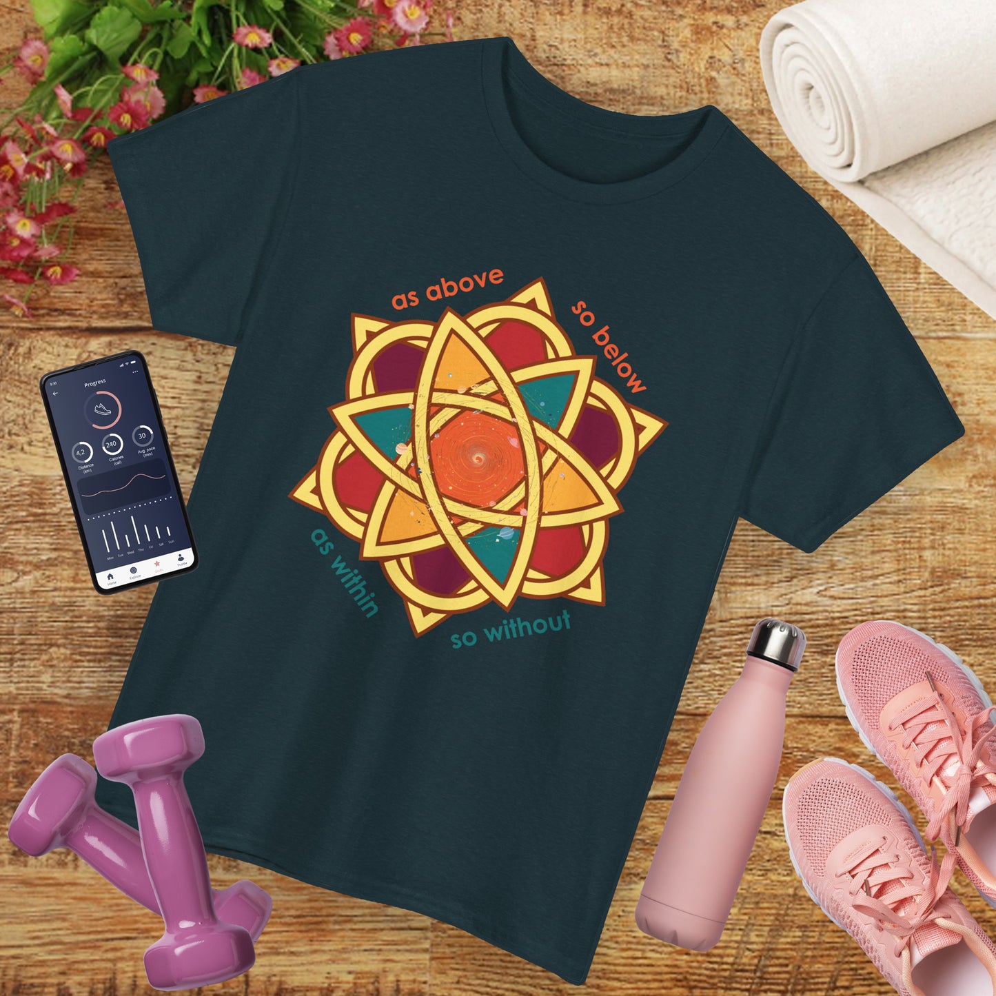 As Within, So Without – Sri Yantra Heavy Cotton Tee
