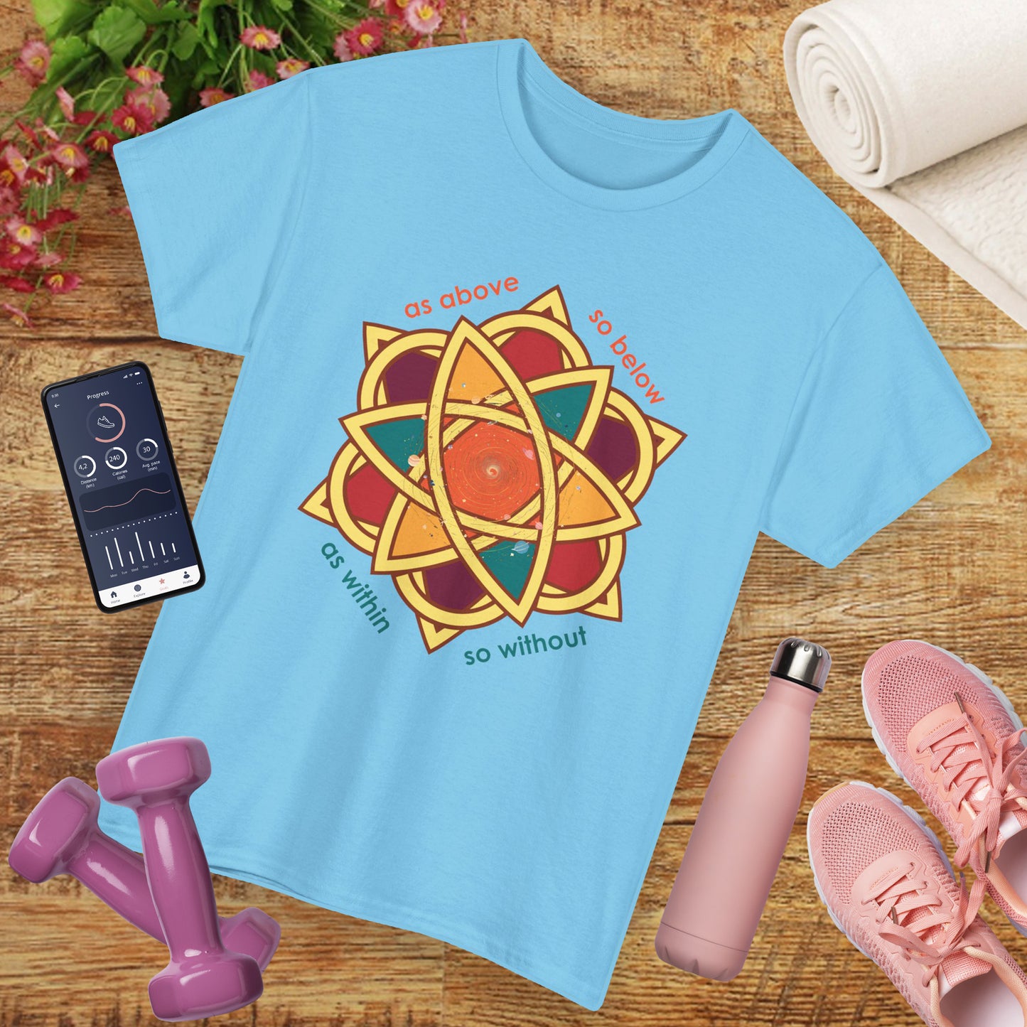 As Within, So Without – Sri Yantra Heavy Cotton Tee