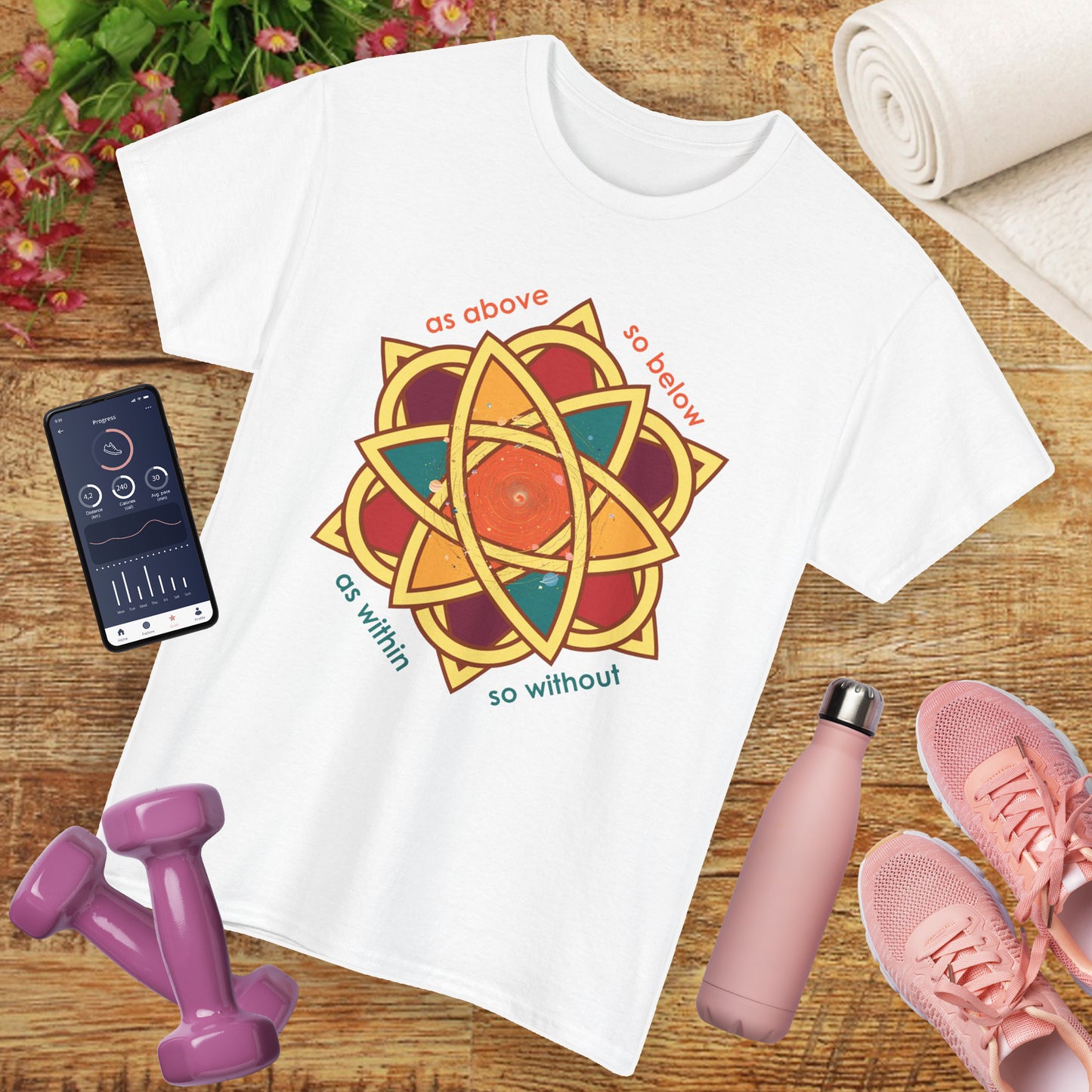 As Within, So Without – Sri Yantra Heavy Cotton Tee