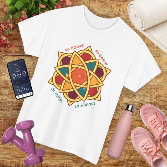 As Within, So Without – Sri Yantra Heavy Cotton Tee