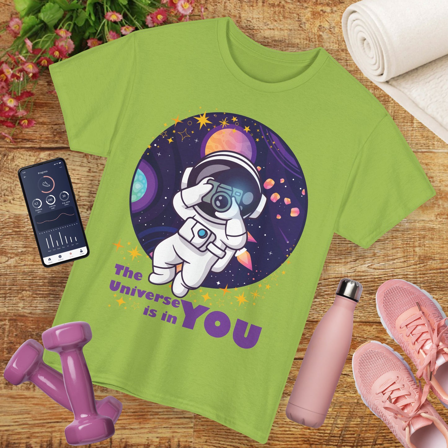 The Universe Is in You - Cosmic Explorer Heavy Cotton Tee
