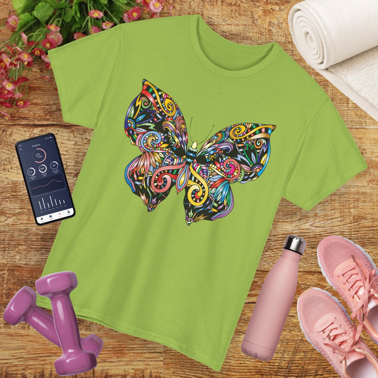 🦋Rebirth in Color Heavy Cotton Tee - Emerge, Evolve, Expand