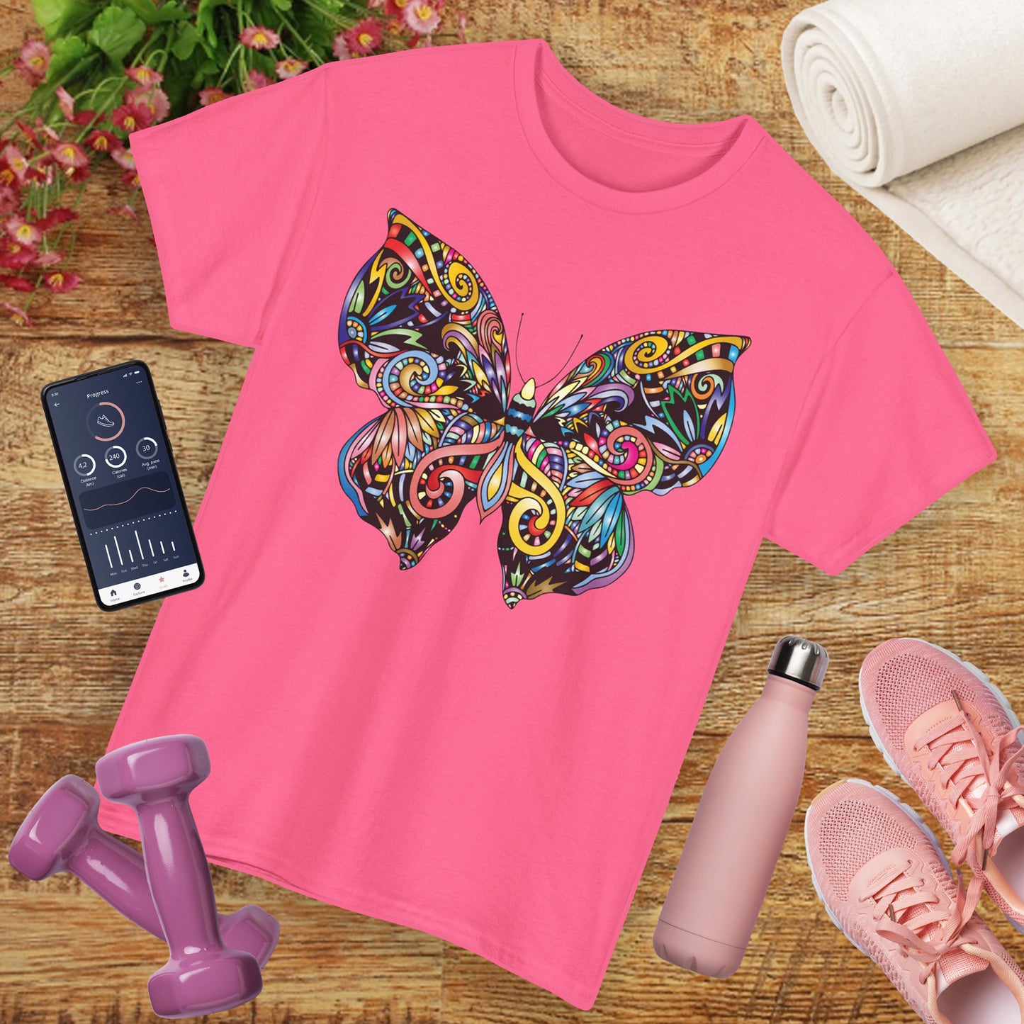 🦋Rebirth in Color Heavy Cotton Tee - Emerge, Evolve, Expand