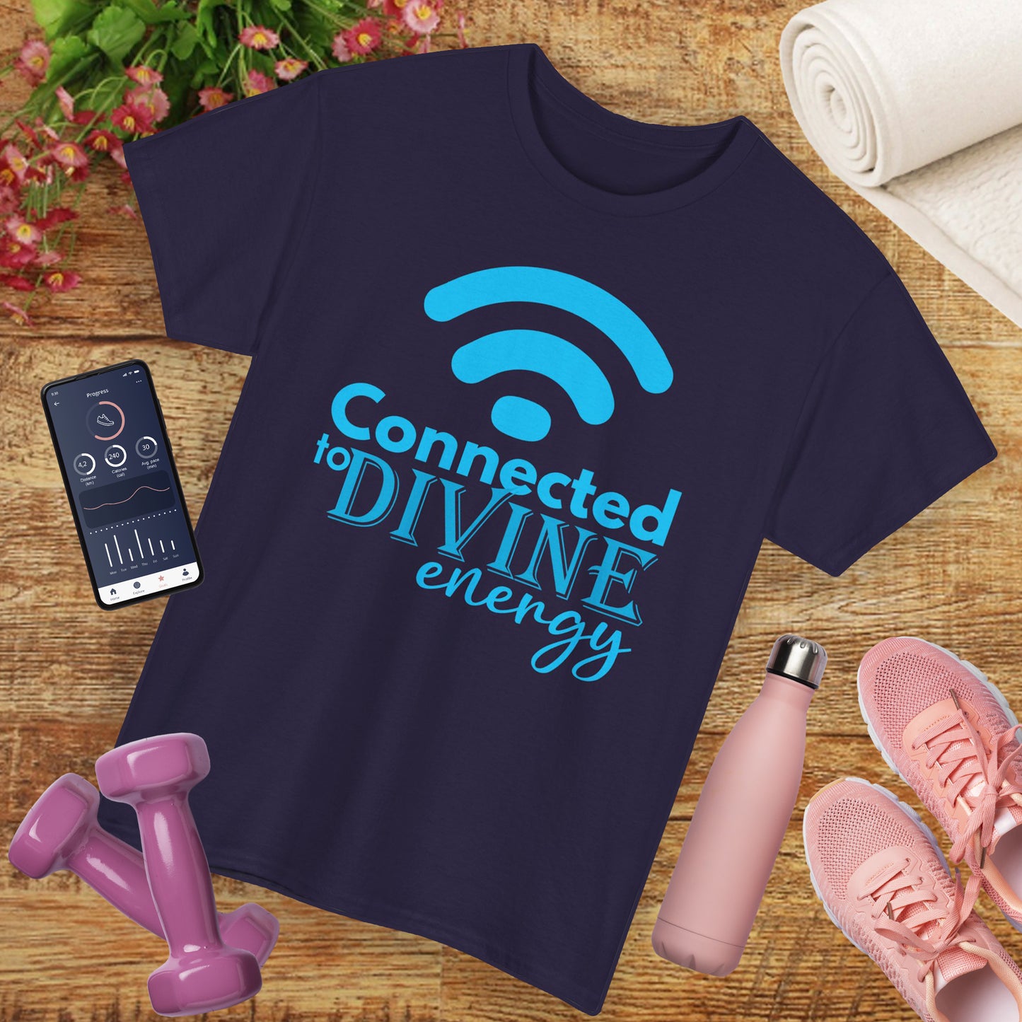 Divine Frequency - Spiritual Connection Heavy Cotton Tee