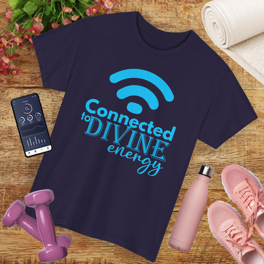Divine Frequency - Spiritual Connection Heavy Cotton Tee