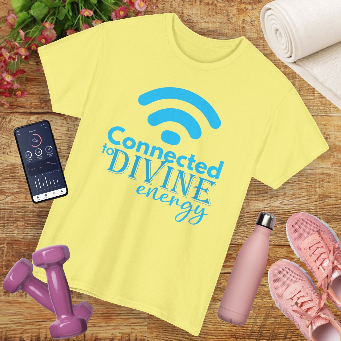 Divine Frequency - Spiritual Connection Heavy Cotton Tee