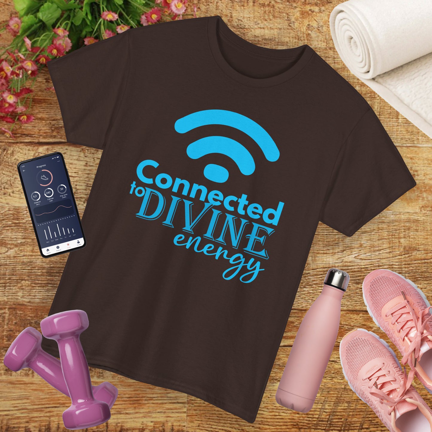 Divine Frequency - Spiritual Connection Heavy Cotton Tee