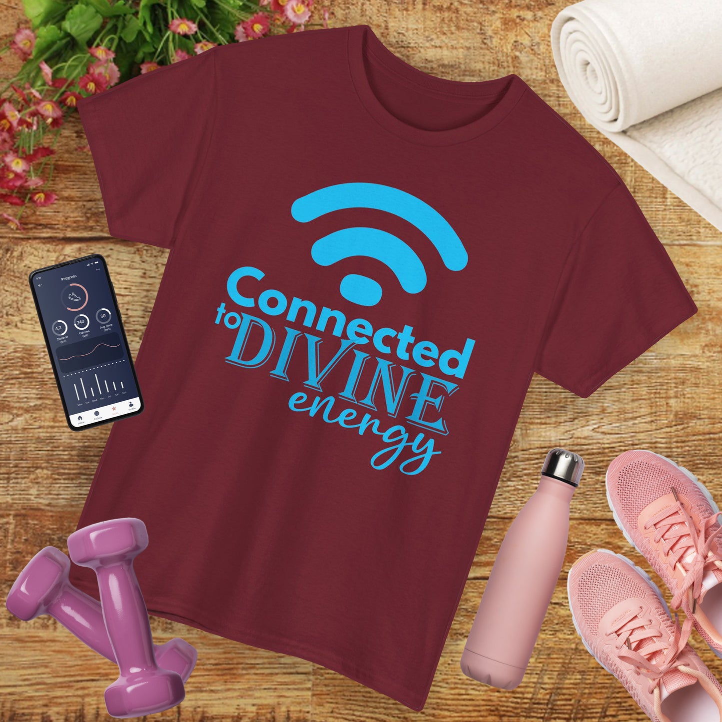 Divine Frequency - Spiritual Connection Heavy Cotton Tee