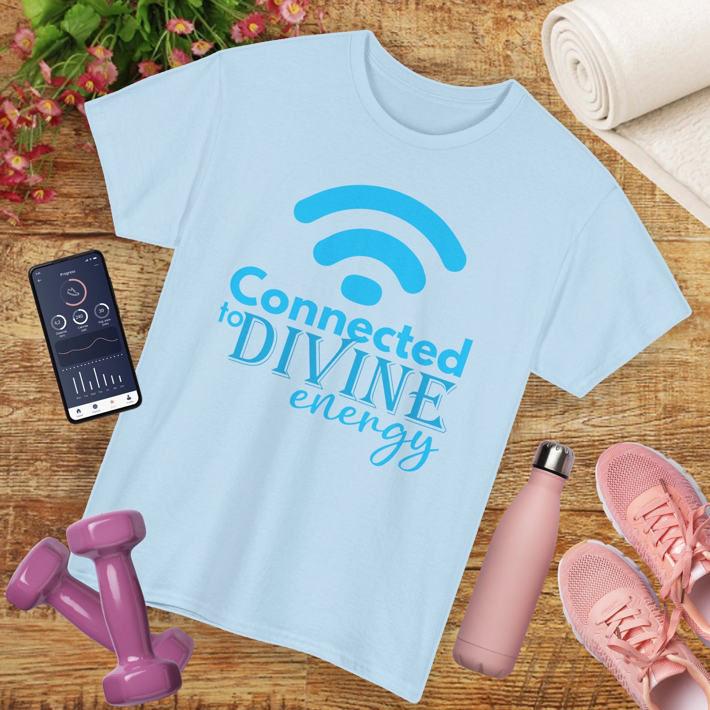 Divine Frequency - Spiritual Connection Heavy Cotton Tee