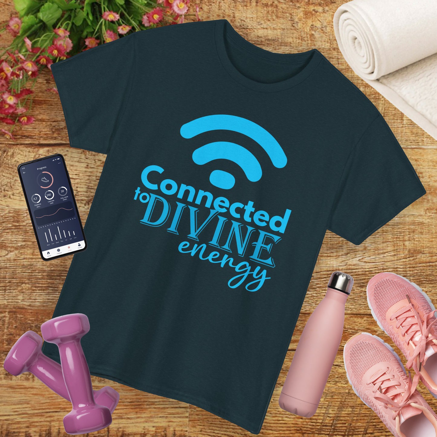 Divine Frequency - Spiritual Connection Heavy Cotton Tee