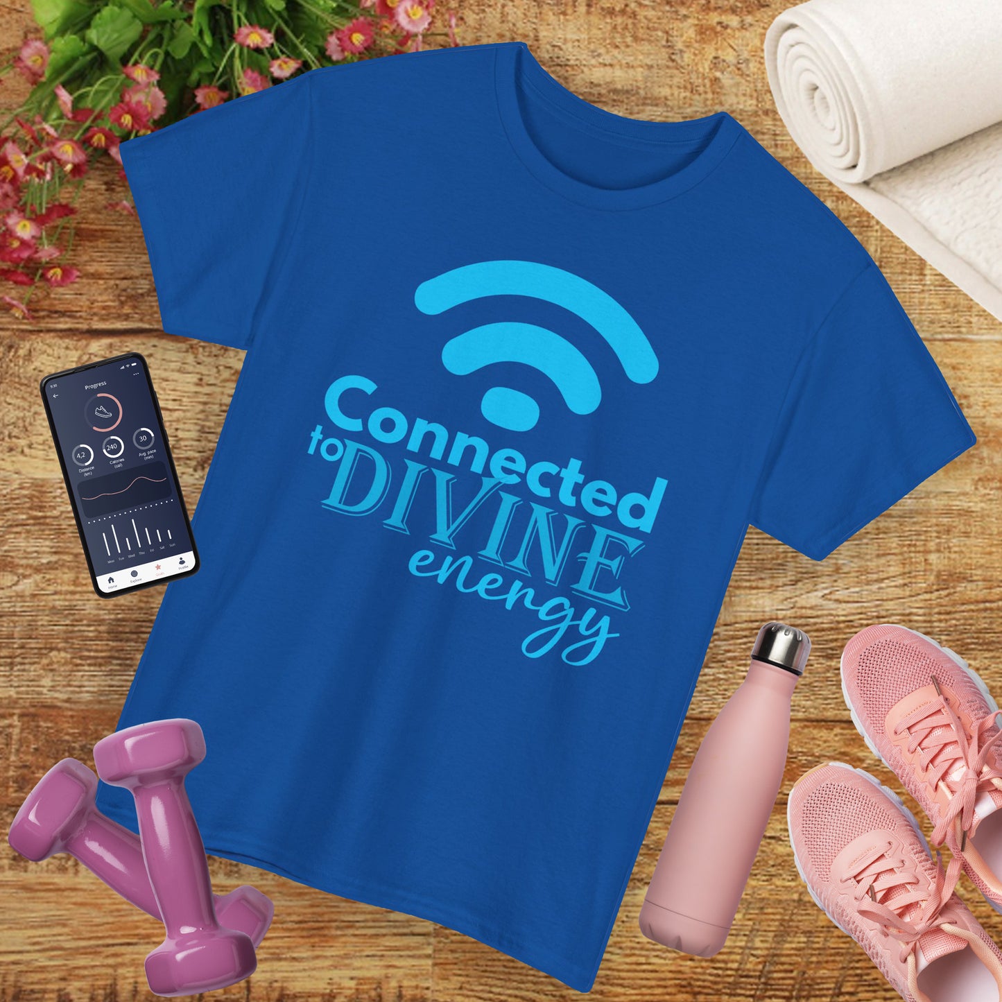 Divine Frequency - Spiritual Connection Heavy Cotton Tee