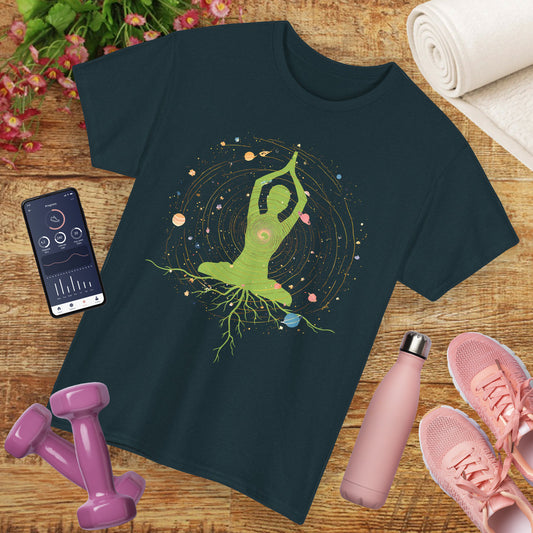 Rooted Soul, Cosmic Heart Heavy Cotton Tee