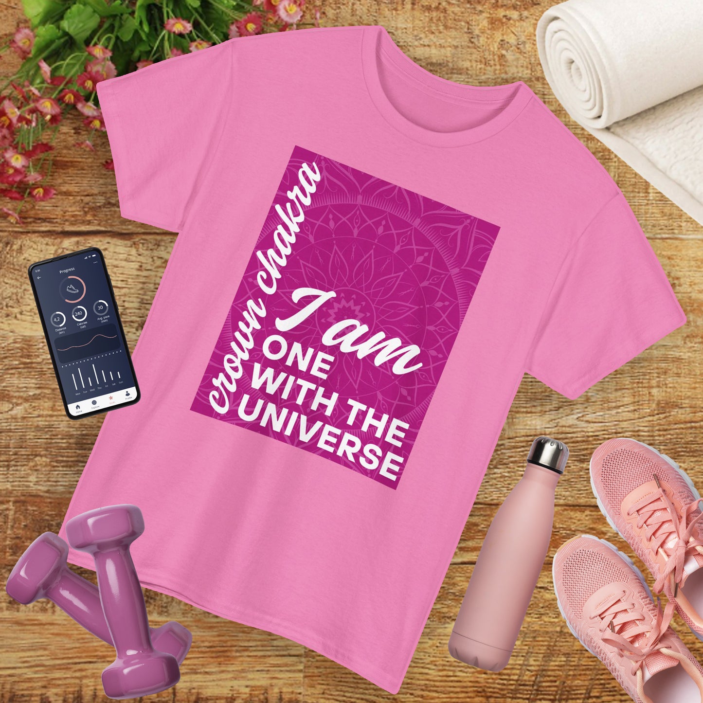 👑Cosmic Unity Heavy Cotton Tee - I Am One with the Universe