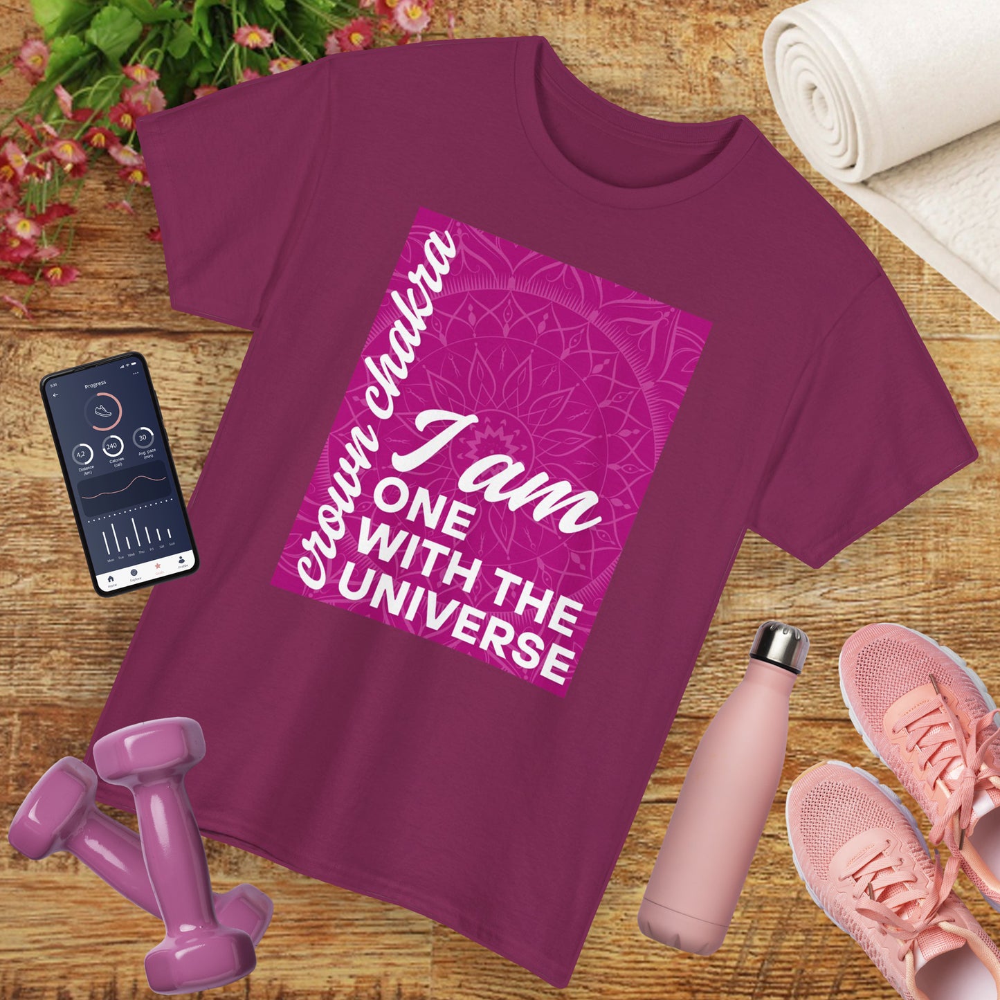 👑Cosmic Unity Heavy Cotton Tee - I Am One with the Universe