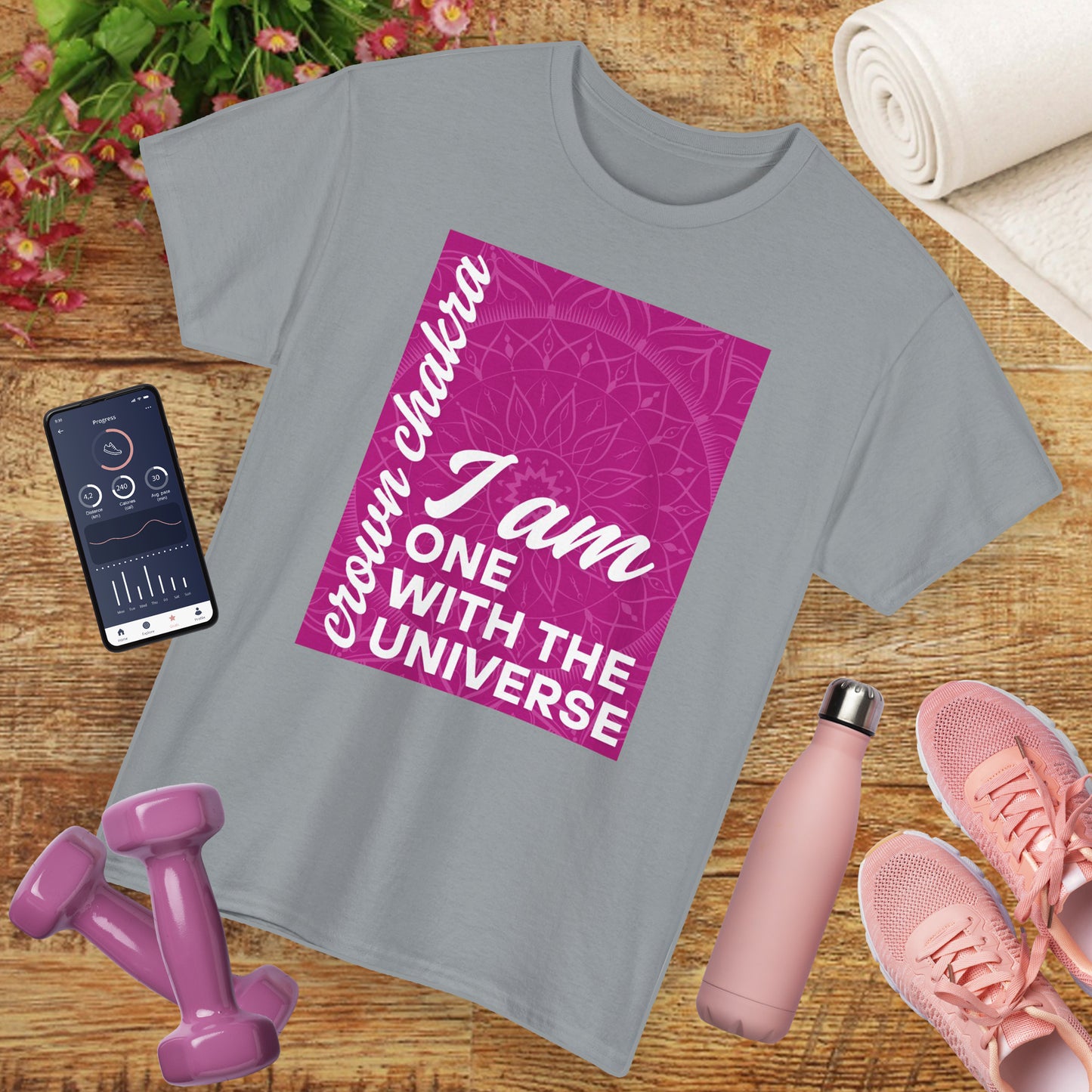 👑Cosmic Unity Heavy Cotton Tee - I Am One with the Universe