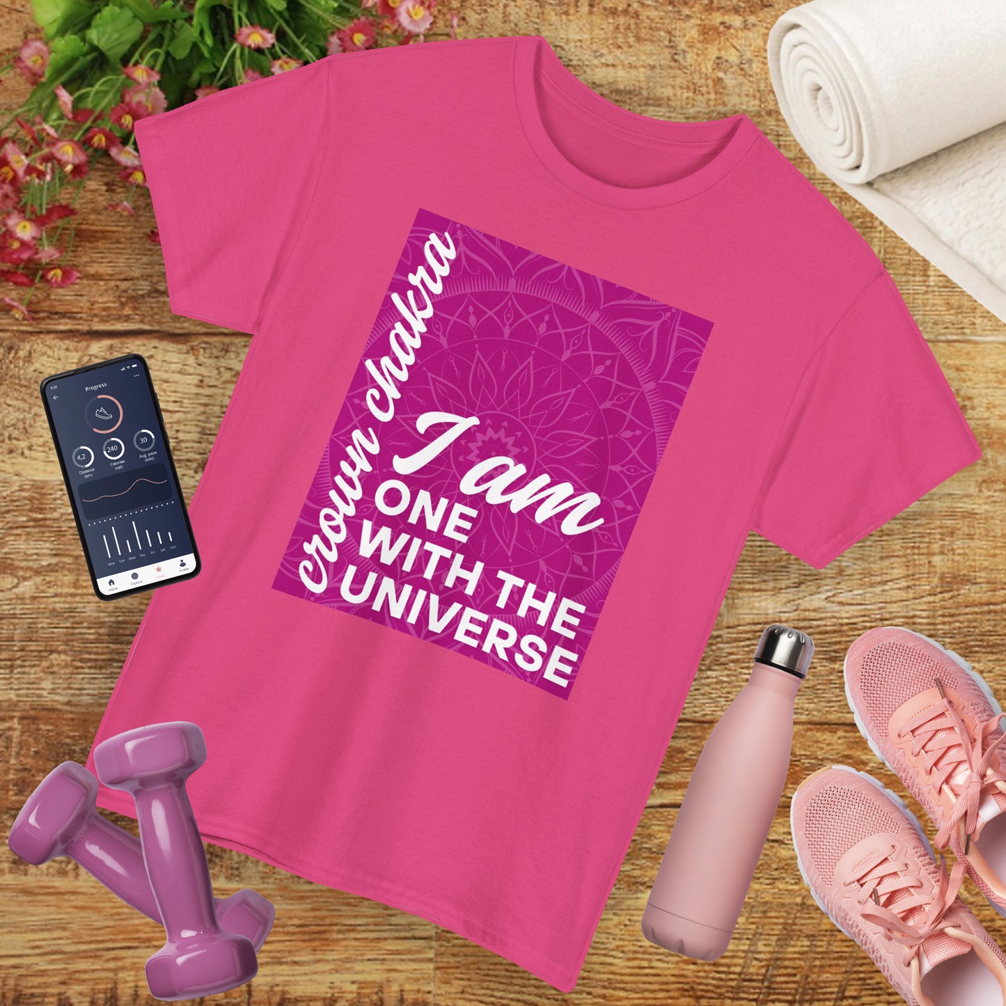 👑Cosmic Unity Heavy Cotton Tee - I Am One with the Universe