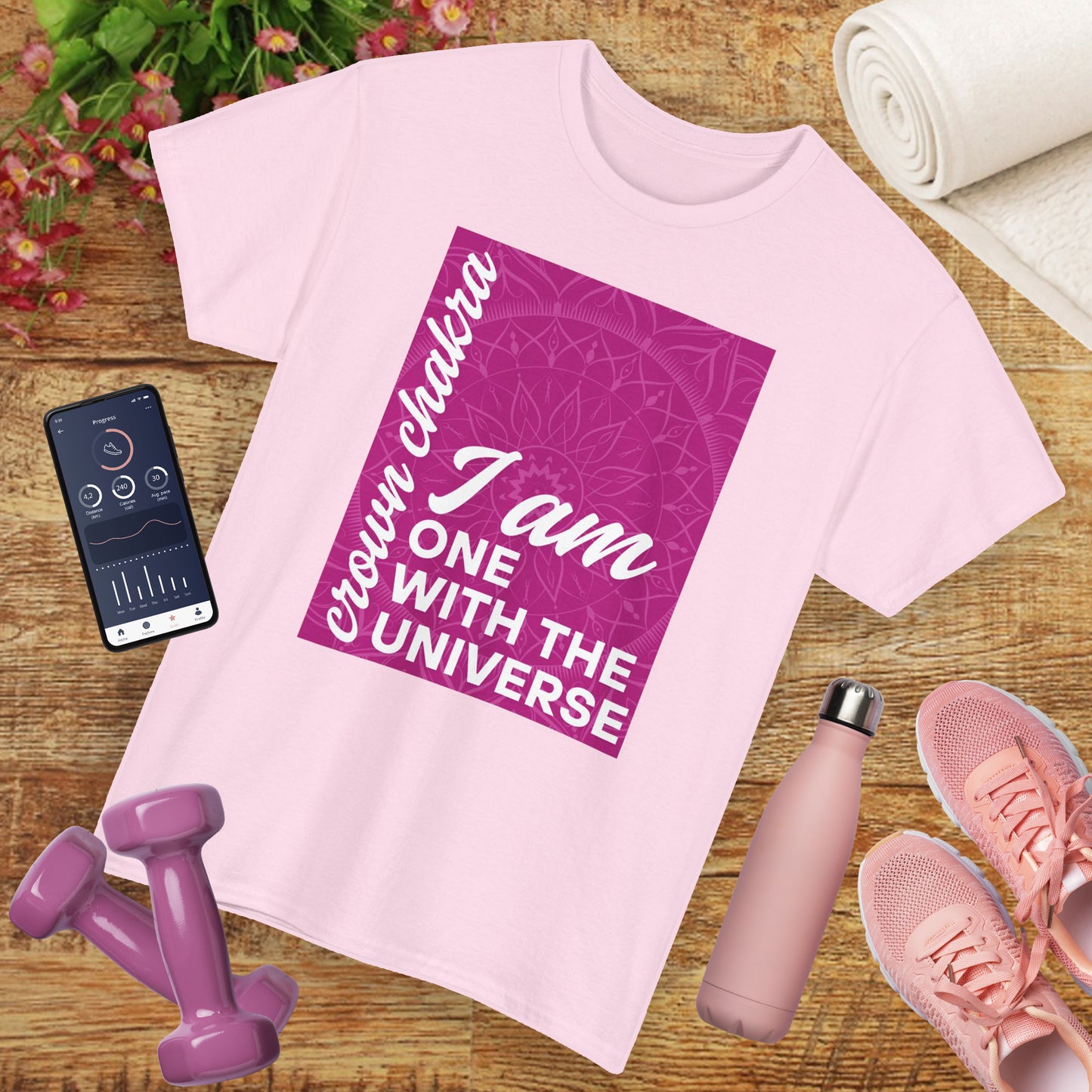 👑Cosmic Unity Heavy Cotton Tee - I Am One with the Universe
