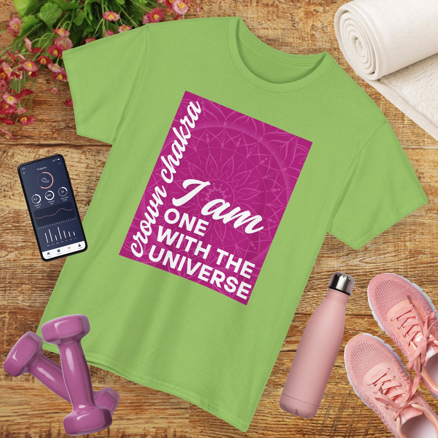 👑Cosmic Unity Heavy Cotton Tee - I Am One with the Universe