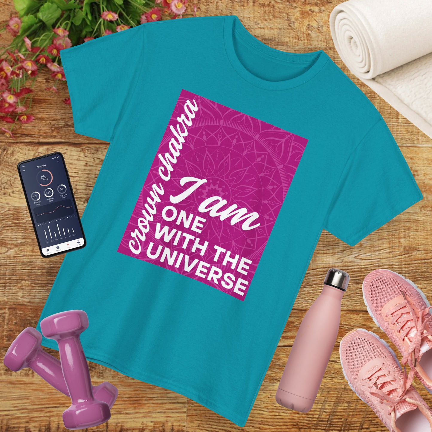 👑Cosmic Unity Heavy Cotton Tee - I Am One with the Universe