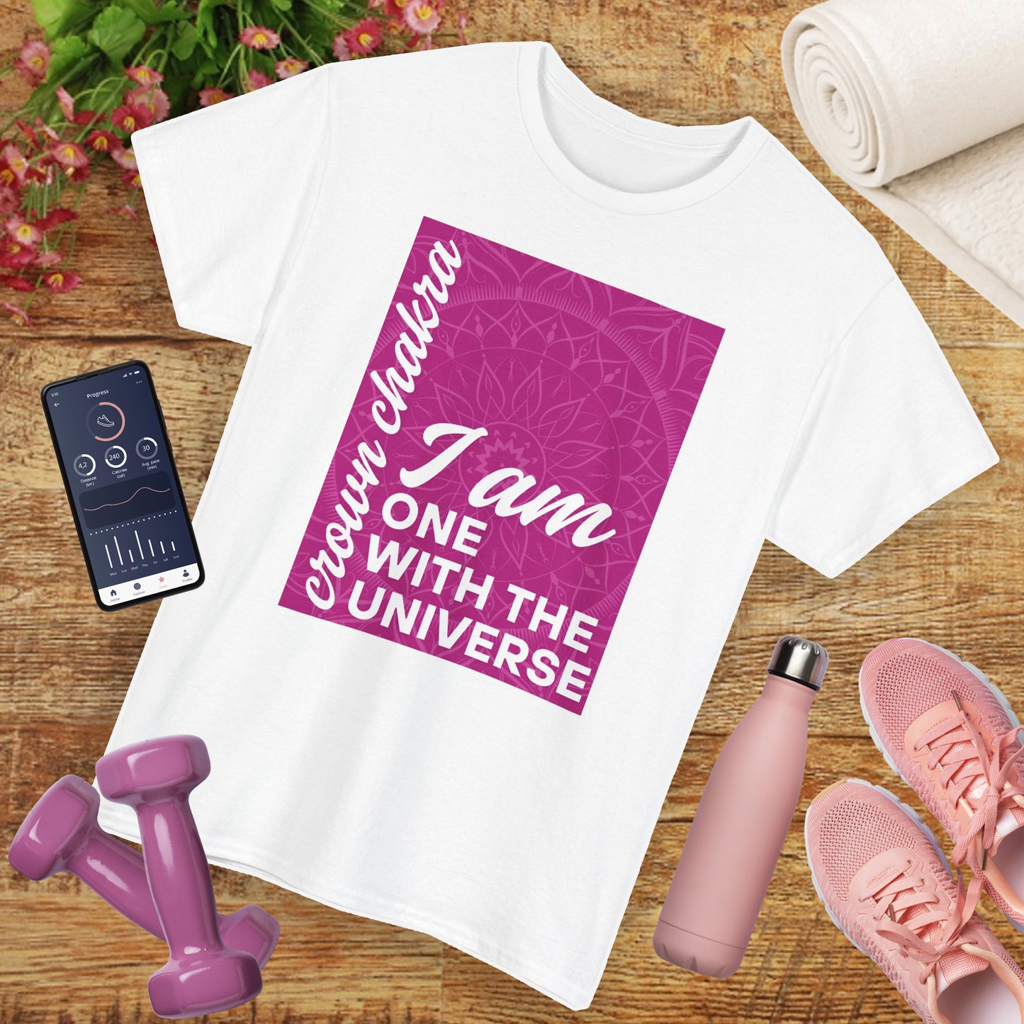 👑Cosmic Unity Heavy Cotton Tee - I Am One with the Universe