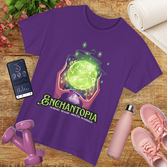 🔮"Enchantopia" Heavy Cotton Tee - Where Magic Meets Wonder