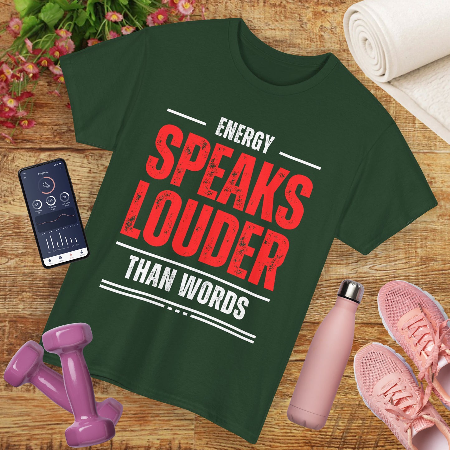 ⚡Vibe Frequency Heavy Cotton Tee - Where Energy Speaks Truth