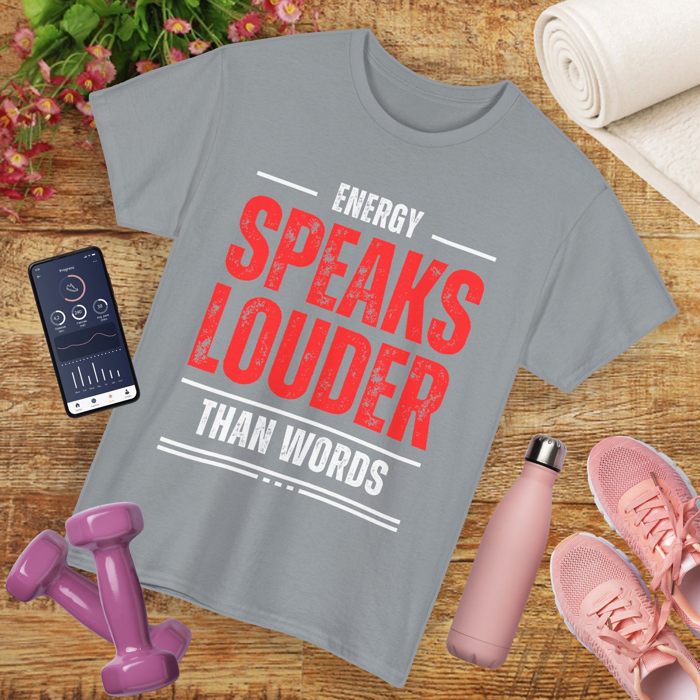 ⚡Vibe Frequency Heavy Cotton Tee - Where Energy Speaks Truth